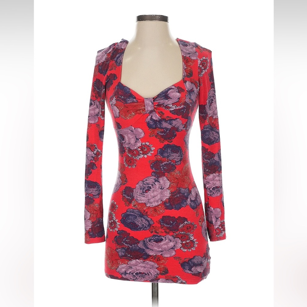 Free people Floral Long Sleeve Dress